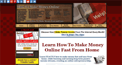 Desktop Screenshot of answerstomakemoneyonline.com